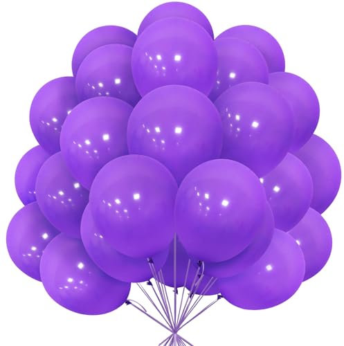 30 Pezzi Palloncini Viola lattice Lilla Lavanda Opachi da 12 Pollici per Ragazze Donne Festa di Compleanno Matrimonio Baby Shower Battesimo Carnevale Anniversario Fidanzamento Decorazioni