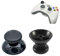 10 pezzi 3D analogico Joystick Thumbstick Grip Caps per XBOX 360 pollice Grip Stick analogico copre Cap Joystick Controller di precisione Cap (Nero)