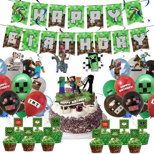 FOGARI Meine Welt Party-Set für Kindergeburtstage - Pappteller, Tassen, Servietten und Strohhalme für 10 Gäste (01-Meine Welt A1).