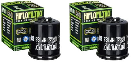 DB PARTS Set di 2 filtri olio compatibili con Aprilia 125 Sportcity One (SG000) 2009 2010 2011 2012 2013