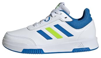 adidas Unisex Kinder Tensaur Sport Training Lace Shoes, FTWR White/Bright royal/solar Slime, 37 1/3 EU