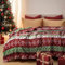 PHF Kuscheldecke Flauschig Fleecedecke 150x200cm - Oeko-Tex Weich Warm Wohndecke, Decke Blanket für Couch Sofa Bett, Tagesdecken & Kuscheldecken, Sofa überwurfdecke, Retro Weihnachten