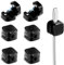 Kabelhalter Magnetisch, 6 Stück Kabelclips, Magnetische Schreibtisch Kabel Organizer, Stark Haftende Draht Ladegerät Halter für Nachttisch, Küchengeräte