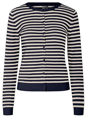 PIECES Damen Pcnora Ls O-Neck Knit Cardigan Noos Bc Pcnora Ls O-Neck Knit Cardigan Noos Bc (1er Pack)