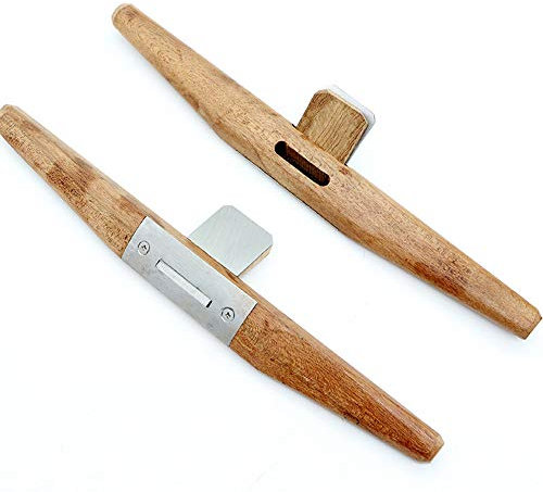 OXOLAMRIN Block Holzbearbeitung Hobelmaschine ， Mini-Hobel for die Holzbearbeitung, Tischler, Modellbau, 26 cm, leichte Holzbretter, Schärfen, Hobeln, manuelles Trimmwerkzeug, Handhobel