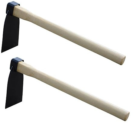 Kisangel 2stücke Pflanzhacke Aus Hochwertigem Eisen Ergonomischer Griff Für Gartenarbeit Hacke Für Blumenzucht Und Unkrautjätung Stabile Und Zuverlässige Handhacke Für