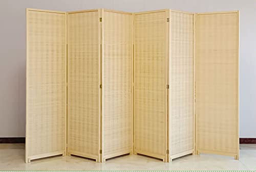 180 cm hoher einziehbarer Bambus-Raumteiler zum Wechseln von Kleidung, Balkon, Garage, chinesischer/japanischer Stil, Privatsphäre, Wandteiler für Raumtrennung.
