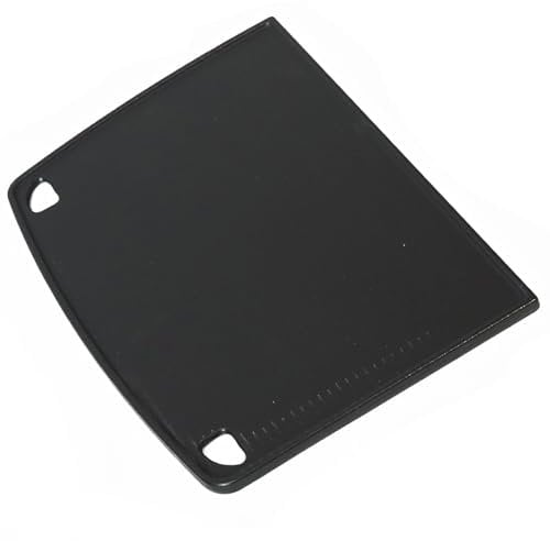 Gusseisen Grillplatte für Enders Urban, Urban Pro, Explorer, Explorer Pro Gasgrills, 24 x32cm massive Grill-Gussplatte 1/2 Grillfläche, Wendeplatte Grill-Zubehör, 1 Stück BBQ Ersatz