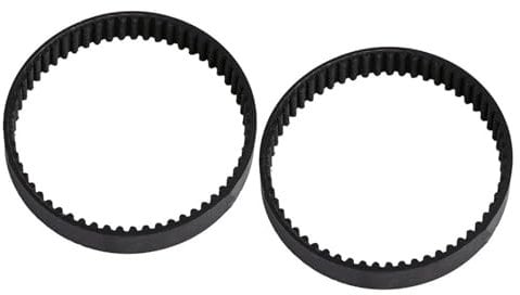 QASULER 2pcs Toothed Planer Drive Belt, for Black & Decker, for KW715 BD713 7696 Types 6-7 Vacuum Cleaner Parts Replaceable Accessories Rubber Vacuum Belt