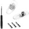 Replacement Screws for Nose Pads Compatible to Gucci Sunglasses Eyeglasses Nose Pads with Screwdriver Free Nose Pad (Sliver)