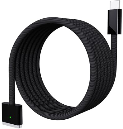 Yisbat NEW USB C to Magnetic 3 Cable Compatible with Mac Book Pro Air Charging (2m),140W M3 cable Compatible with Mac Book Air(15''13''M4 2025,M3 2024,M2 2023, M2 2022),Pro(16 14 2024/2023/2021)