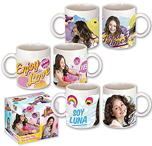Kids Euroswan Tazza, stampa Soy Luna, Porcellana, Multicolore, 15 x 10 x 5 cm