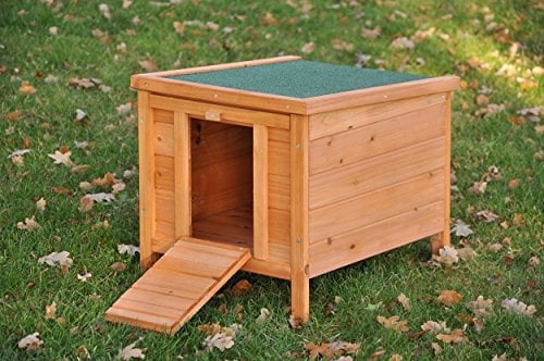 nanook Krümel - Kleintierhaus für Freiläufe, Nistplatz für Hühner - Maße: 42 x 51 x 43 cm - Farbe: braun
