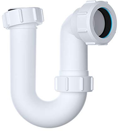 1 ½ 40mm Kitchen Sink U Bend P Trap Waste 75mm WTP 4076