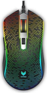 VPro Rapoo V25S Gaming Optical Mouse Black PC
