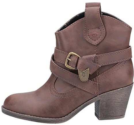 Rocket Dog Damen Satire Kurzschaft Cowboystiefel, (Dark Brown C03), 38 EU