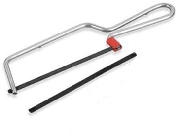 The Home Fusion Company Junior Mini Metallsäge Säge & 3 Blades 150mm 6' Diy Hand-Werkzeug Kiste Holzarbeit Metall