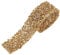 1 Yard Band mit Strasssteinen, 30 mm, Diamant-Maschengewebe, Rolle für Abschlussballkleider, Gürtelapplikation, Haarspange, Hochzeit, Party, Dekoration,Unterseite aus Kristallgold