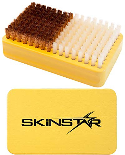 SkinStar Base Brush Nylon Copper Nylon/Kupfer Bürste Reinigungsbürste gelb