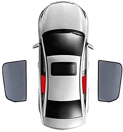 XLUCBS Coche Ventanas Laterales Parasoles, para Volvo XC60 2018- Cortinas Lateral Magnetica Cortinillas Boquear los Rayos UV y el Calor