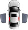 XLUCBS Coche Ventanas Laterales Parasoles, para Volvo XC60 2018- Cortinas Lateral Magnetica Cortinillas Boquear los Rayos UV y el Calor