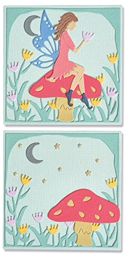 Sizzix Thinlits Die Set 13PK Fairy Scene by Lisa Jones | 666018 | Chapter 4 2022