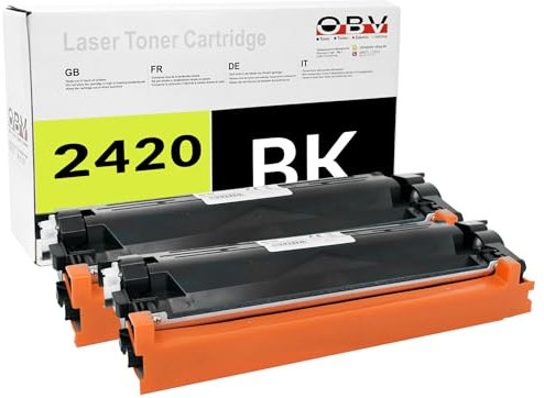 OBV Kompatibel TN2420 Toner (2X) ersetzt Brother TN-2420 MFC-L2710DN MFC-L2710DW MFC-L2712DN MFC-L2712DW