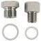 Wresetly Praktischer ÖL Druck Adapter Anschluss Swap Gauge Sensor Adapter M16X1,5 M12X1,5 1/8 Anschluss NPT-AnschlüSse