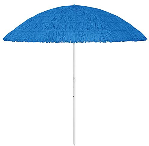 JUNZAI Sombrilla de playa, Parasol Terraza, Sombrilla Terraza Exterior, Parasol Exterior, Sombrilla Playa, Sombrilla De Jardín, azul 300 cm