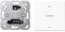 Jung Home Jalousietaster-Set mit 1730JE Jalousieeinsatz Standard + BTLS17101PWW Wippe Taster 1-fach mit Pfeilsymbolen Alpinweiß Serie LS