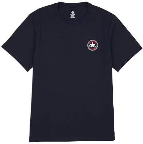 Converse T-Shirt Go-To Mini Patch schwarz Größe M Code 10026565-A02, Schwarz , M