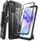 SUPCASE für Samsung Galaxy A55 5G Hülle Outdoor Case Bumper Handyhülle 360 Grad Schutzhülle Cover [Unicorn Beetle Pro] mit Integriertem Displayschutz & Ständer und Gürtelclip, Schwarz