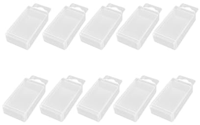 Colcolo 10x Drill Bit Storage Box Drill Bit Case Telescopic Adjustable Box Countersink Drill Bit Storage Container Tool Box Parts, 4.1mm 7.5mm