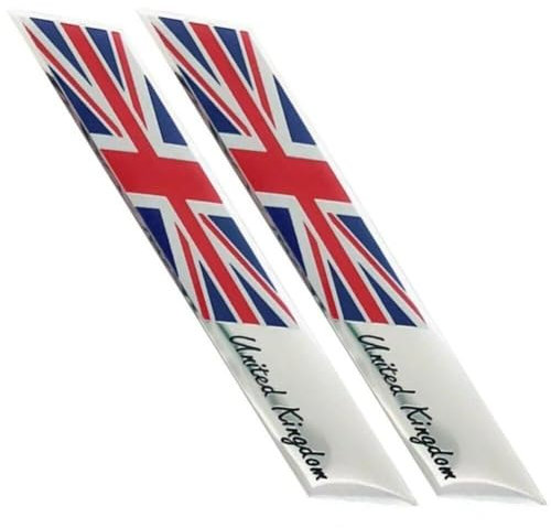 Abbdbd 2 Teile/Satz Auto Emblem Aufkleber England Auto Aufkleber Aufkleber Stoßstange Körper Dekoration Flagge Abzeichen Emblem Auto Aufkleber