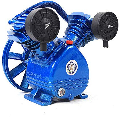 Kompressor Aggregat, 2.2kw Kolben Kompressor Druckluft Verdichter Mit Beatmungsdüse, 250L/Min Ausstoßleistung, 8 Bar Entladedruck