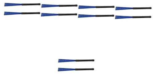 Vaguelly 10piezas Cepillos De Tambor De Nylon Para Jazz Accesorios De Percusión Baquetas De Batería Sonido Único y Duradero Para Músicos