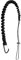 Tool Lanyard with Heavy Duty Carabiner and Adjustable Loop End Fall Protection Safety Tether Shock Cord Stopper 90cm Length Maximum Weight Limit 8KG for Construction Outdoor Activities 1 Pack Black