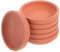 Mipcase Lot de 6 Soucoupes Rondes pour Pots de Fleurs en Terre Cuite pour Plantes D'intérieur