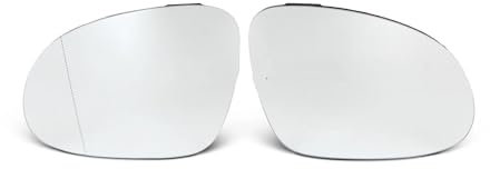 Verre Rétroviseur pour Yeti 2010 2011 2012 2013 2014 2015 2016 2017 Rétroviseur de Voiture en Verre Chauffant pour Porte arrière Glace Rétroviseur Remplacement(Left and Right Side)