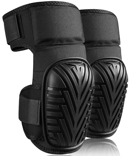 Vortix Rodilleras trabajo, Rodilleras de Trabajo Profesionales de confort Extendido, Rodilleras para Trabajo, Jardinería, Alicatadores, Trabajadores de la Construcción, Techadores, Taller