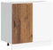 Kangqiling Unterschrank für Waschbecken aus antikem Holz, mehrschichtig, Braun, 854296
