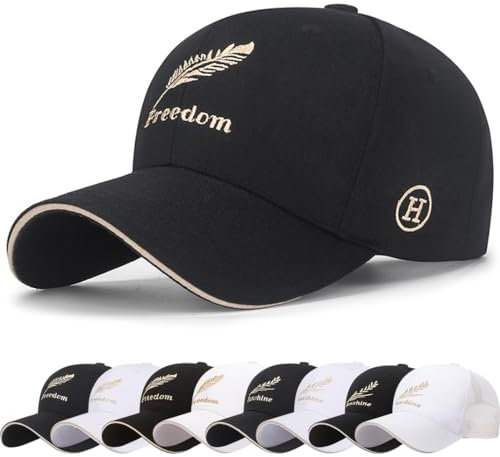 DURINM Baseball Cap Herren Damen Einstellbare Basecap Unisex Schildmütze für Freizeit Outdoor Sport lässig Baseball Stickerei Sport Sonnenhut Hüte Messing klassisch
