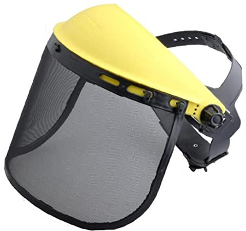 Owddddtnxc Safety Face Shield with Mesh Visor for Chainsaw Trimmer Pole Pruner1