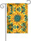 GGNKDL stampa girasole giallo-verde Bandiera da giardino decorazione cortile esterno adatto a tutte le stagioni 30,5x45,7 cm