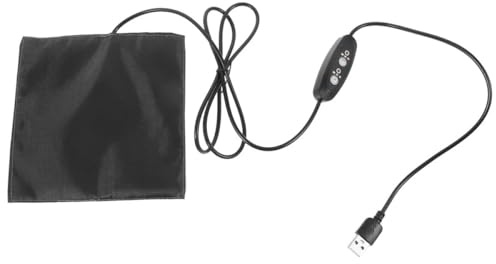 Toyvian USB Heizkissen Für Kleintiere Mit Temperaturregelung Elektrische Wärmematte Für Hamster Kaninchen Und Meerschweinchen Beheizbares Haustierbett Für Winter Energieeffiziente USB-Heizmatte