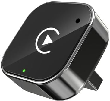 Anfyko Carplay Wireless Adapter,2025 Upgrade kompakter Carplay Android Auto Dongle für iOS 10+ & Android 11+,2-in-1 schneller stabiler Wireless Car Play Adapter mit USB & Type-C,Plug & Play,No Latency