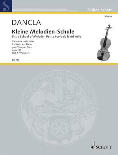 Kleine Melodien-Schule: 20 kleine Stücke. Band 1. op. 123. Violine und Klavier. (Edition Schott)