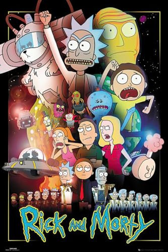 Close Up Rick and Morty - Poster (Wars) (GröÃþe: 61cm x 91,5cm)