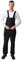 Roadmaster Bib and Brace Dungaree Overalls Painters Suit for Decorators Builders, Black, S