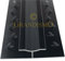 Grandismo® Dual Carpet to Carpet Strip Gripper/Trim - Metal Doorbar Threshold (Black)